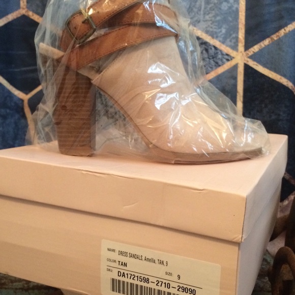 Faux Suede Block Heels w/ Straps JustFab - Picture 5 of 7